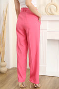 Hot Pink Calista Classic Pants
